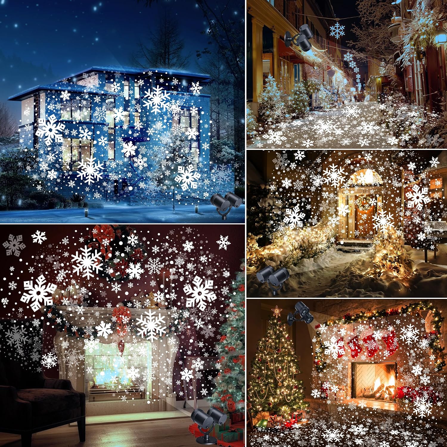 Detalle 2 de Toodour Christmas Projector Lights, Double Head