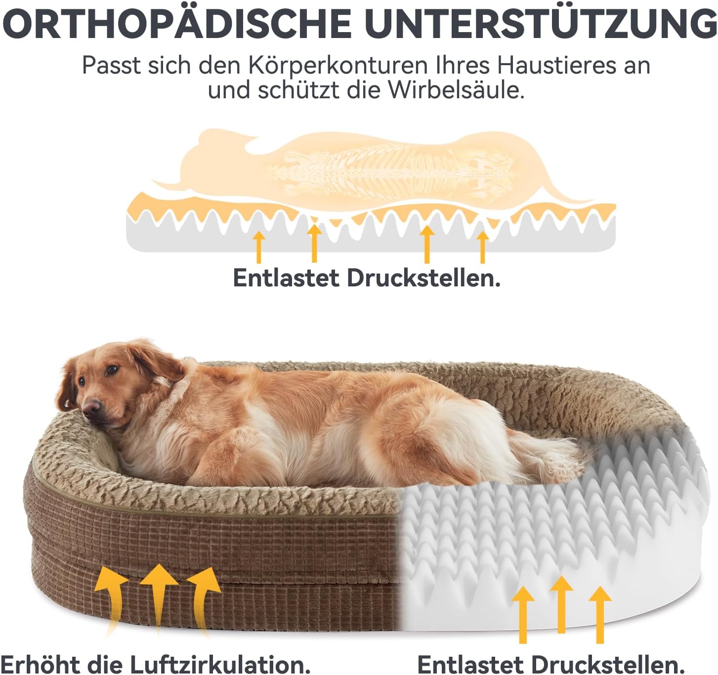 Thumbnail 1 de Pawk Orthopädisches Hundebett XL