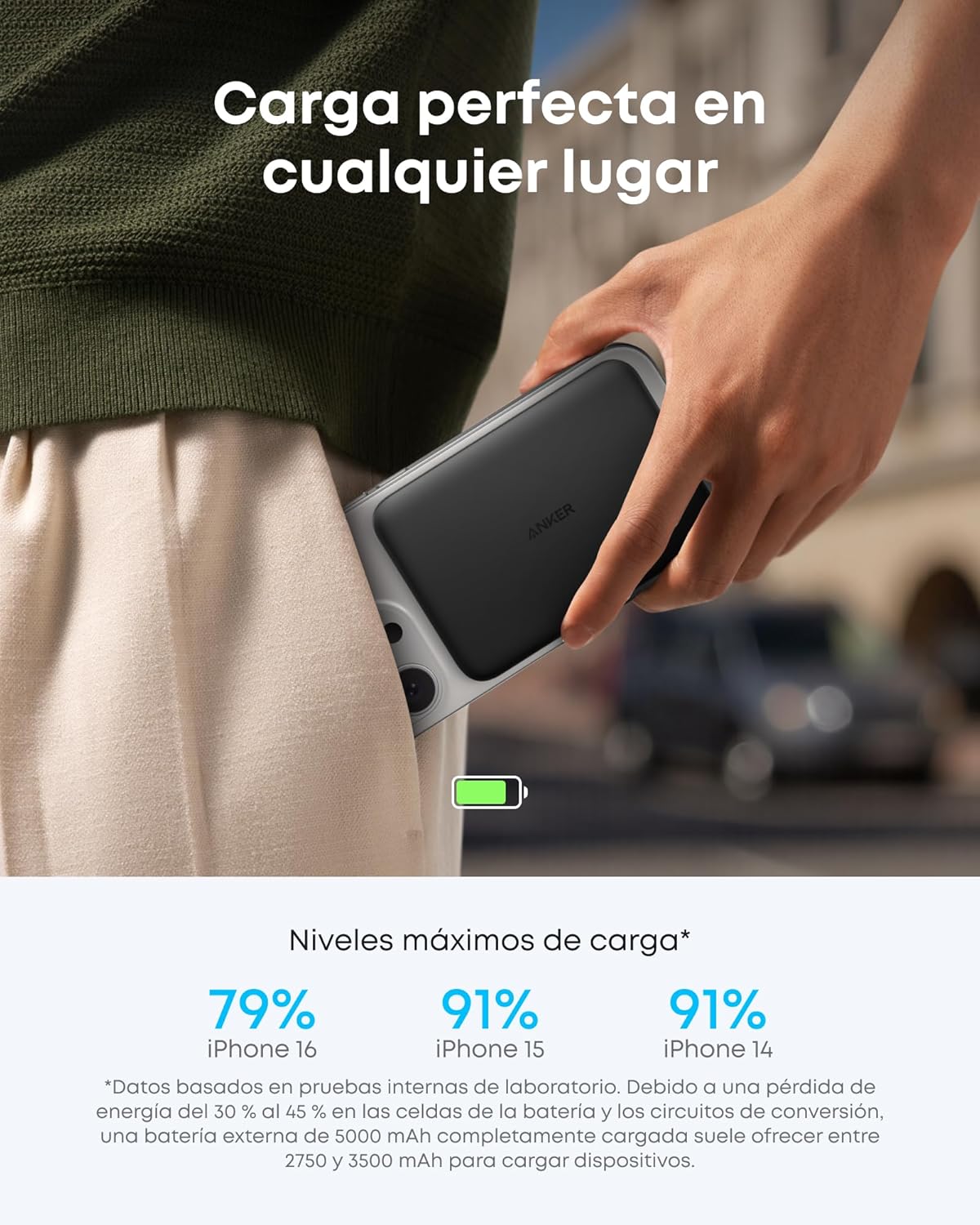 Thumbnail 6 de Anker Nano Qi2 15W Power Bank MagSafe 5000 mAh