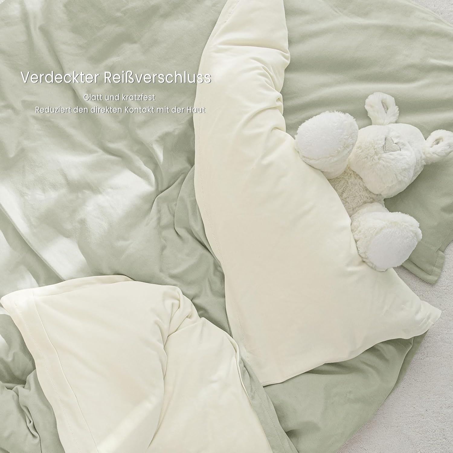 Thumbnail 6 de lulumoon Kinderbettwäsche 100x135 cm mit Kissenbezug 40x60 cm – Jersey-Baumwolle, OEKO-TEX Standard 100