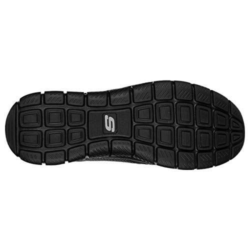 Detalle de Skechers Track Bucolo: Scarpe running da uomo, Black Leather Mesh Trim, 43 EU