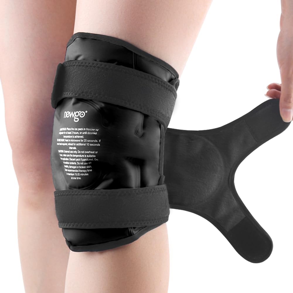 Detalle de NEWGO Ice Pack Knee Wrap for Knee Pain Relief
