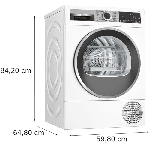 Detalle de Bosch Serie 6 WQG245D1ES: Secadora de bomba de calor de 9 kg con AutoDry