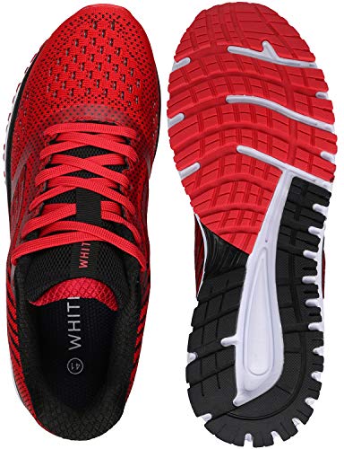 Detalle de WHITIN Laufschuhe Turnschuhe Herren Damen Rot 45 – Vielseitig und atmungsaktiv