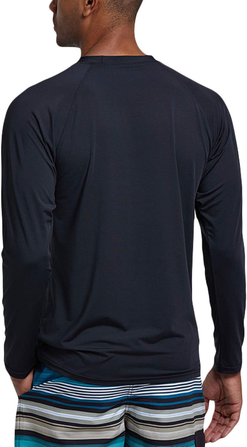 Thumbnail 3 de Men's Long Sleeve Swim Shirt Rash Guard, UPF 50+, Quick-Drying, Moisture-Wicking