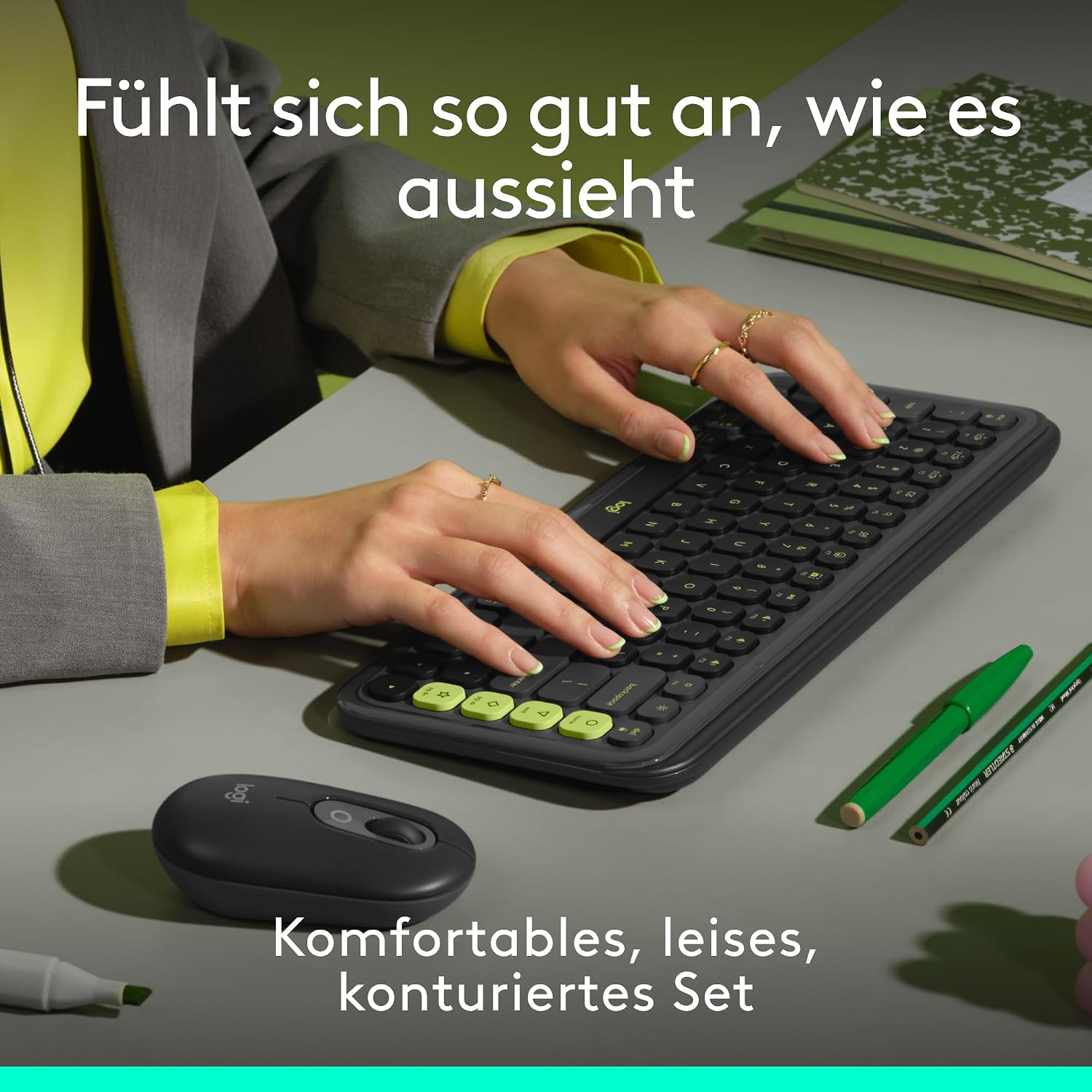 Detalle de Logitech POP ICON Combo Tastatur Maus Set