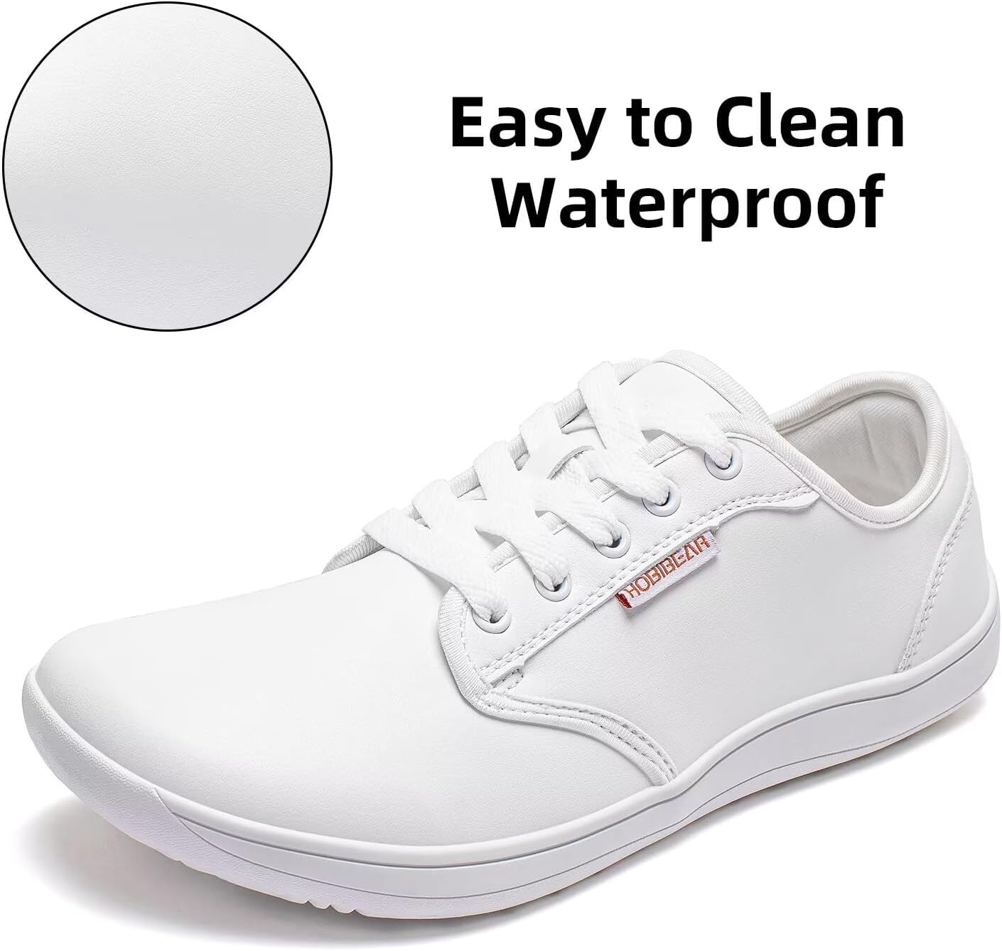 Thumbnail 3 de HOBIBEAR Unisex Barfußschuhe mit breiter Zehenbox aus Leder – Zero-Drop für Outdoor, Trail, Walking