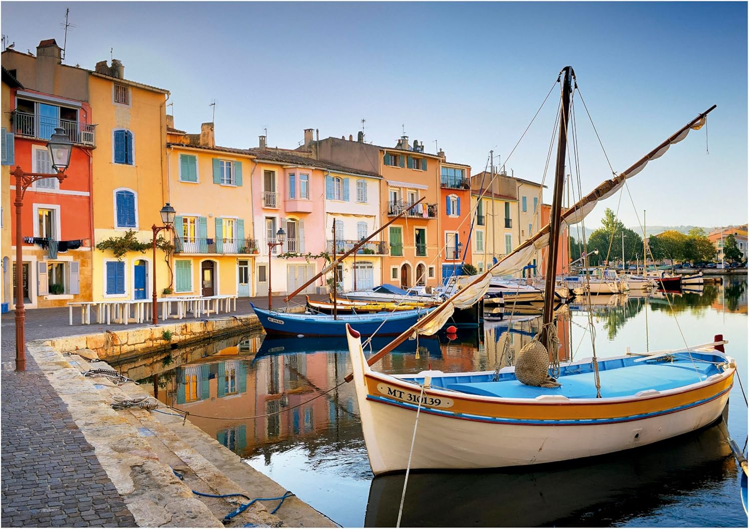 Thumbnail 1 de Puzzle adulte Educa 1000 pièces « Port de Martigues, Provence » (68 x 48 cm)