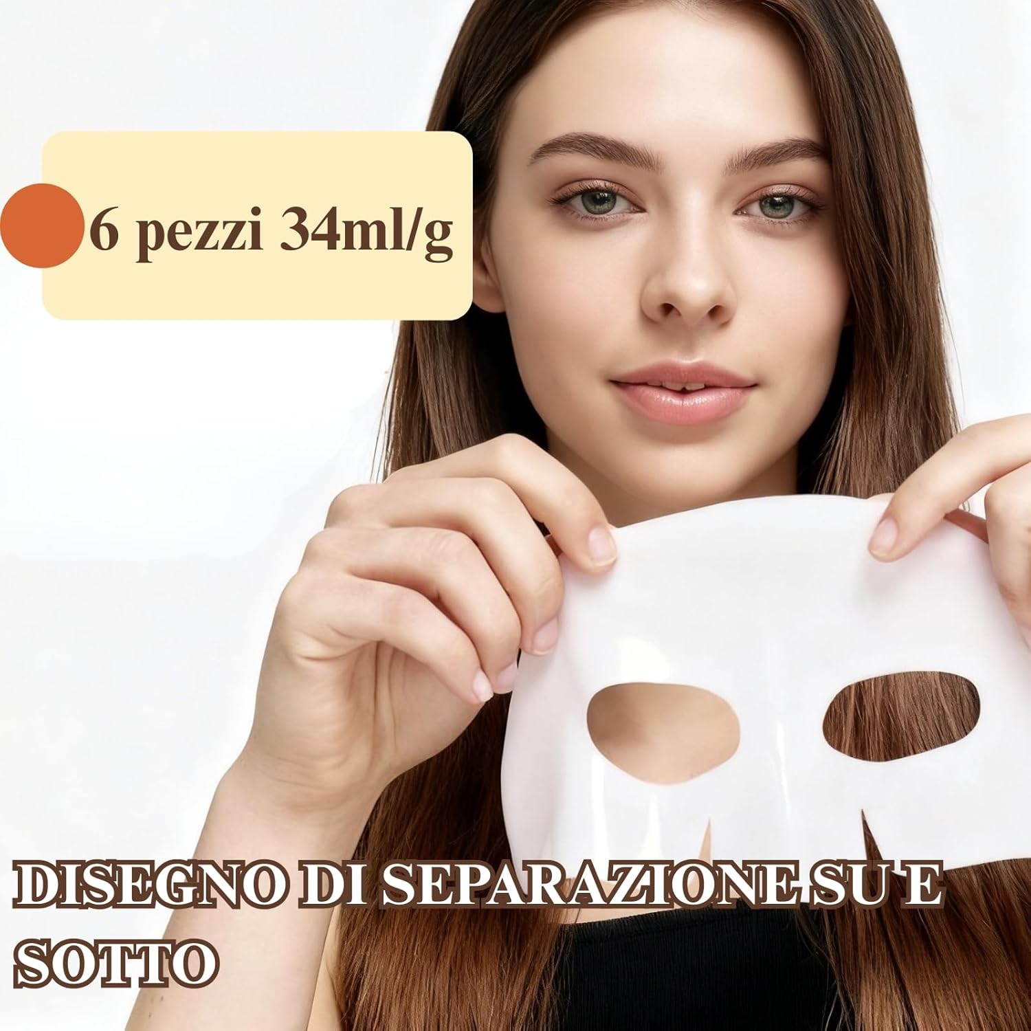 Thumbnail 4 de Maschera al Collagene Viso Viso Mask Viso Mask Idratazione e pori 6 pezzi
