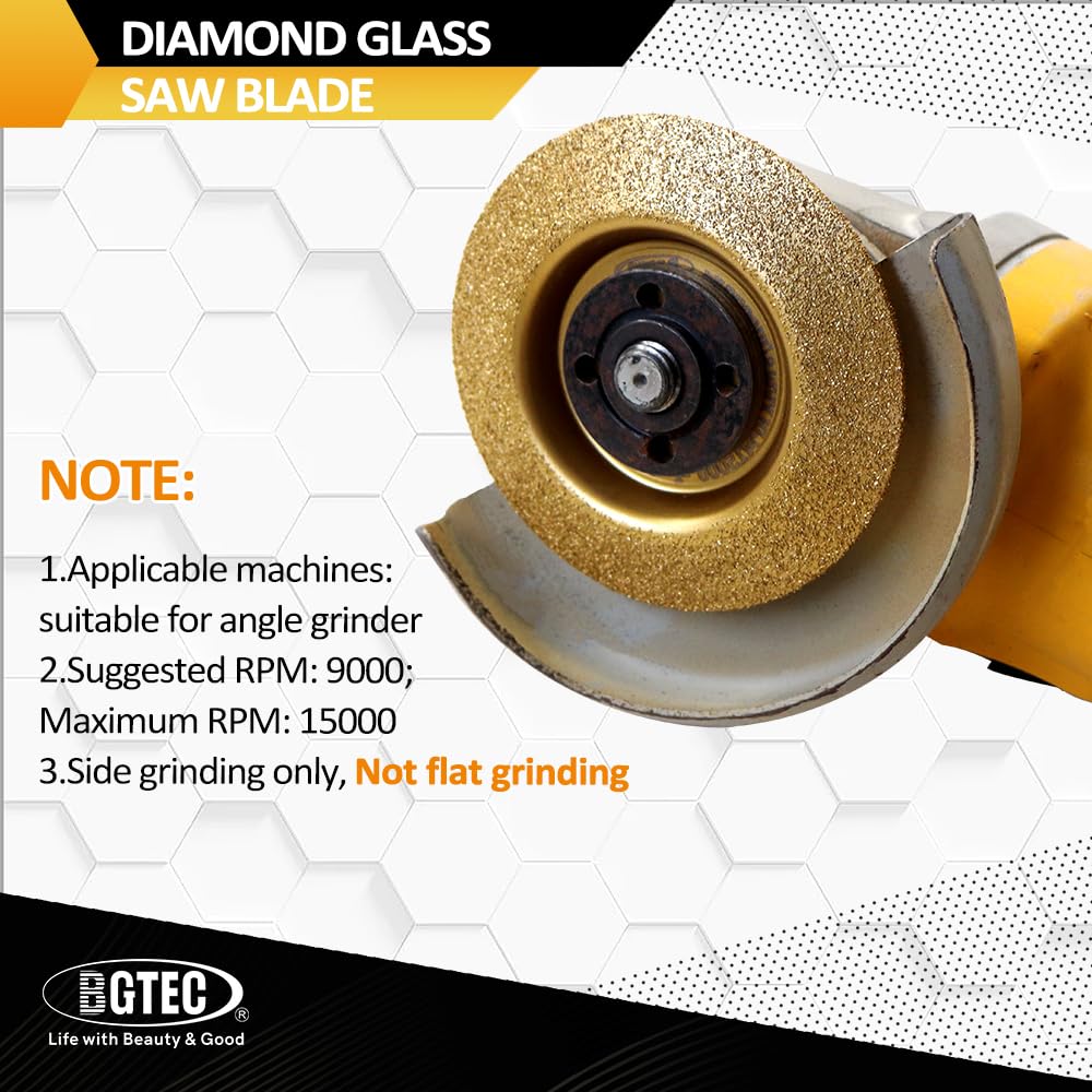 Detalle 2 de BGTEC Wood Grinding Wheel Set, 100 mm