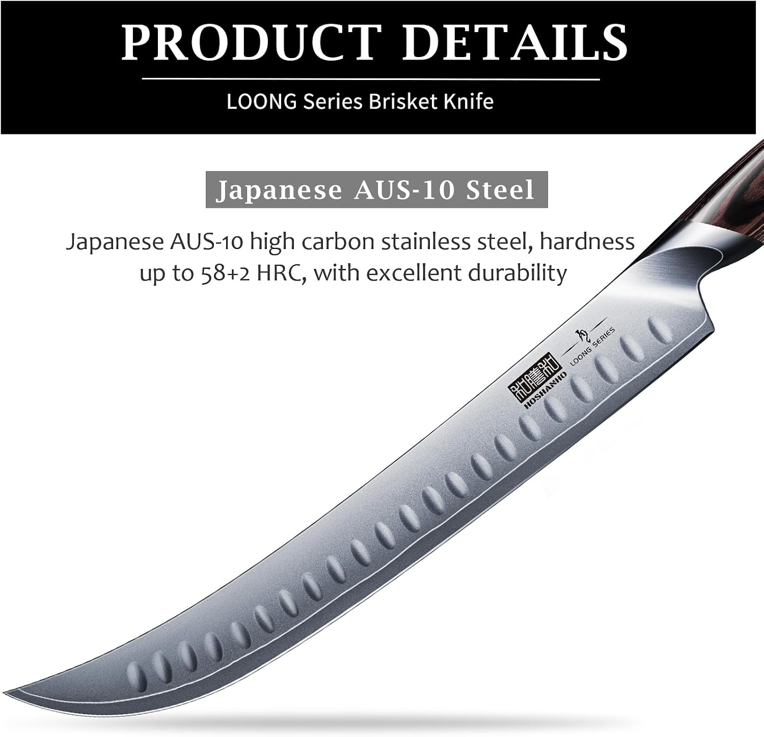 Detalle 2 de HOSHANHO Carving Knife, 12-Inch