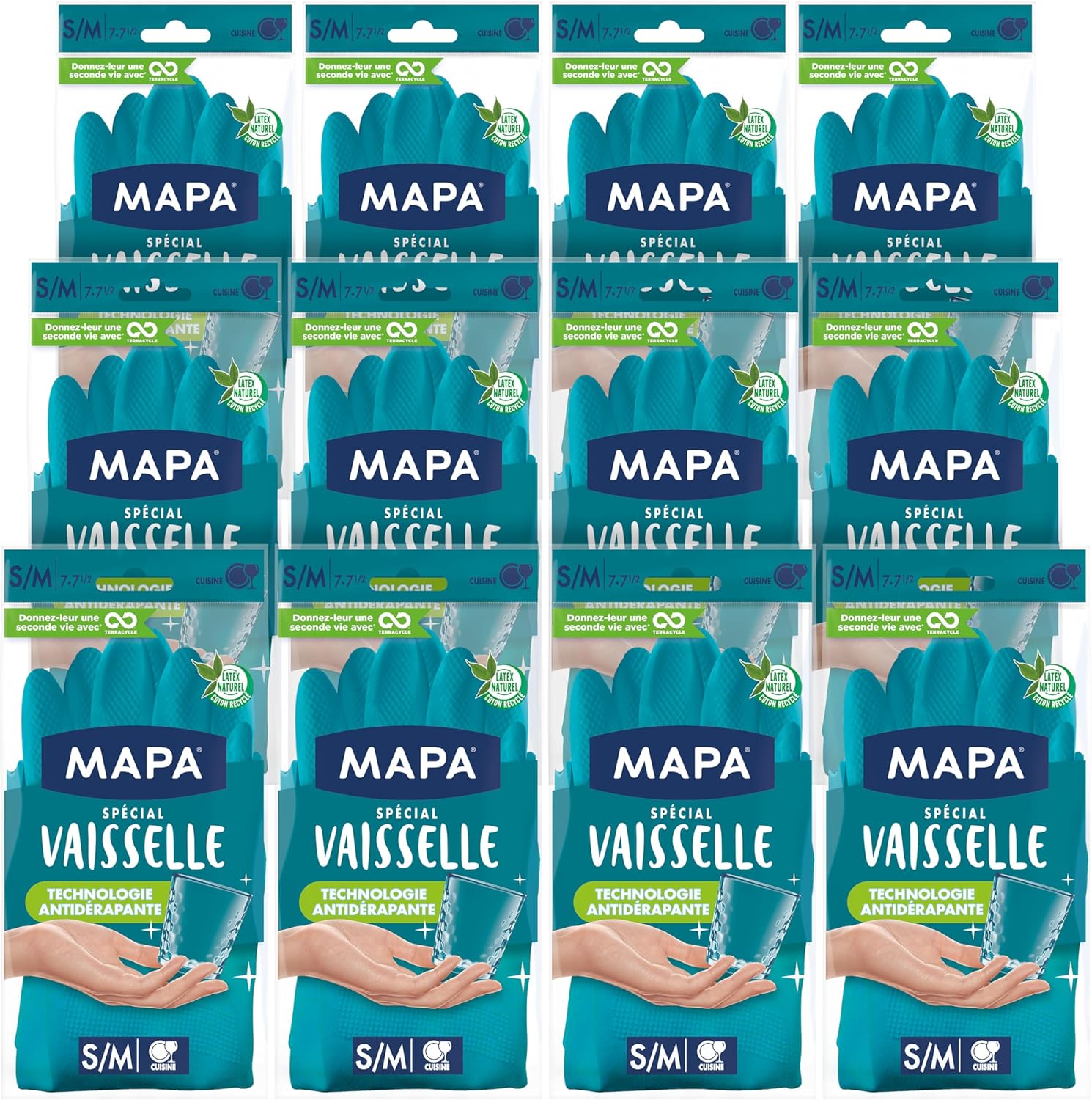 Thumbnail 4 de MAPA Spécial Vaisselle gants antidérapants 12 paires