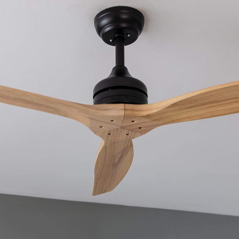 Detalle de Cecotec EnergySilence Aero 5270 Ventilatore da soffitto Black&WhiteWood con timer fino a 8 ore e telecomando