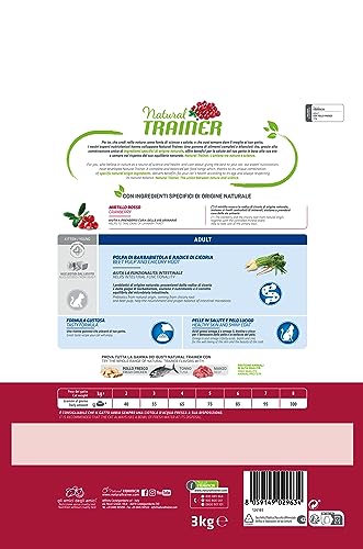 Detalle 2 de Trainer Natural Cat Adult con Pollo 3 Kg – equilibra intestino, pelle e igiene orale