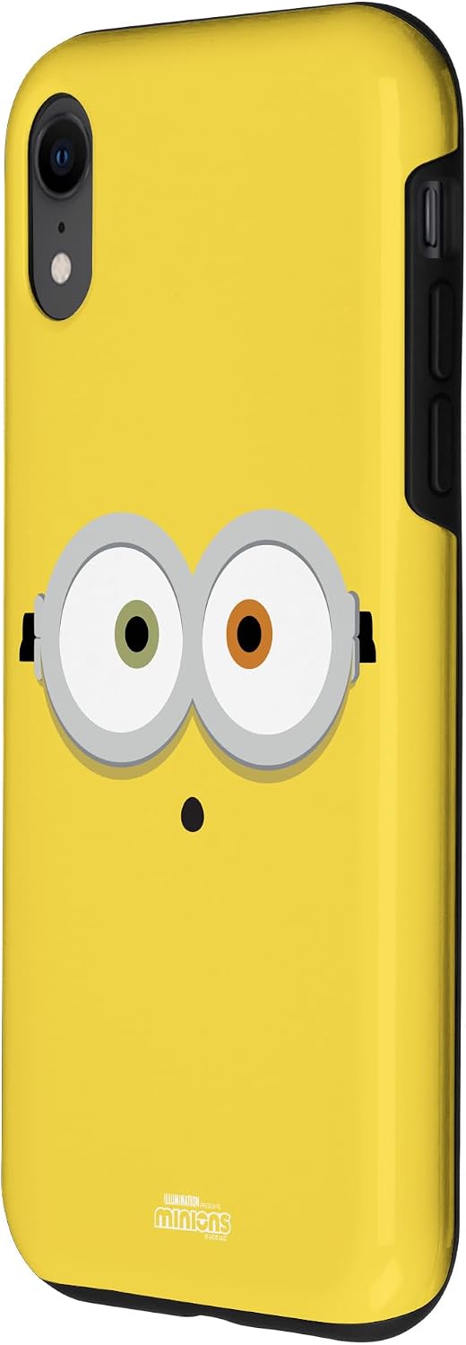 Detalle 2 de Minions Bob Big Face Halloween Costume Case for iPhone XR, Polycarbonate and TPU