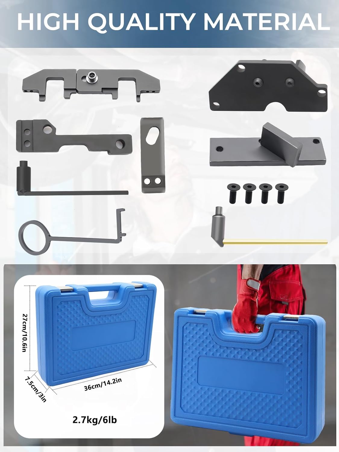 Thumbnail 6 de Kit de calage moteur Wvoillty pour courroie de distribution – outils spécifiques 1.0/1.2 VTi (VVT) / GDI PureTech – réf. 0109-2A, 109-2C, 109-2D