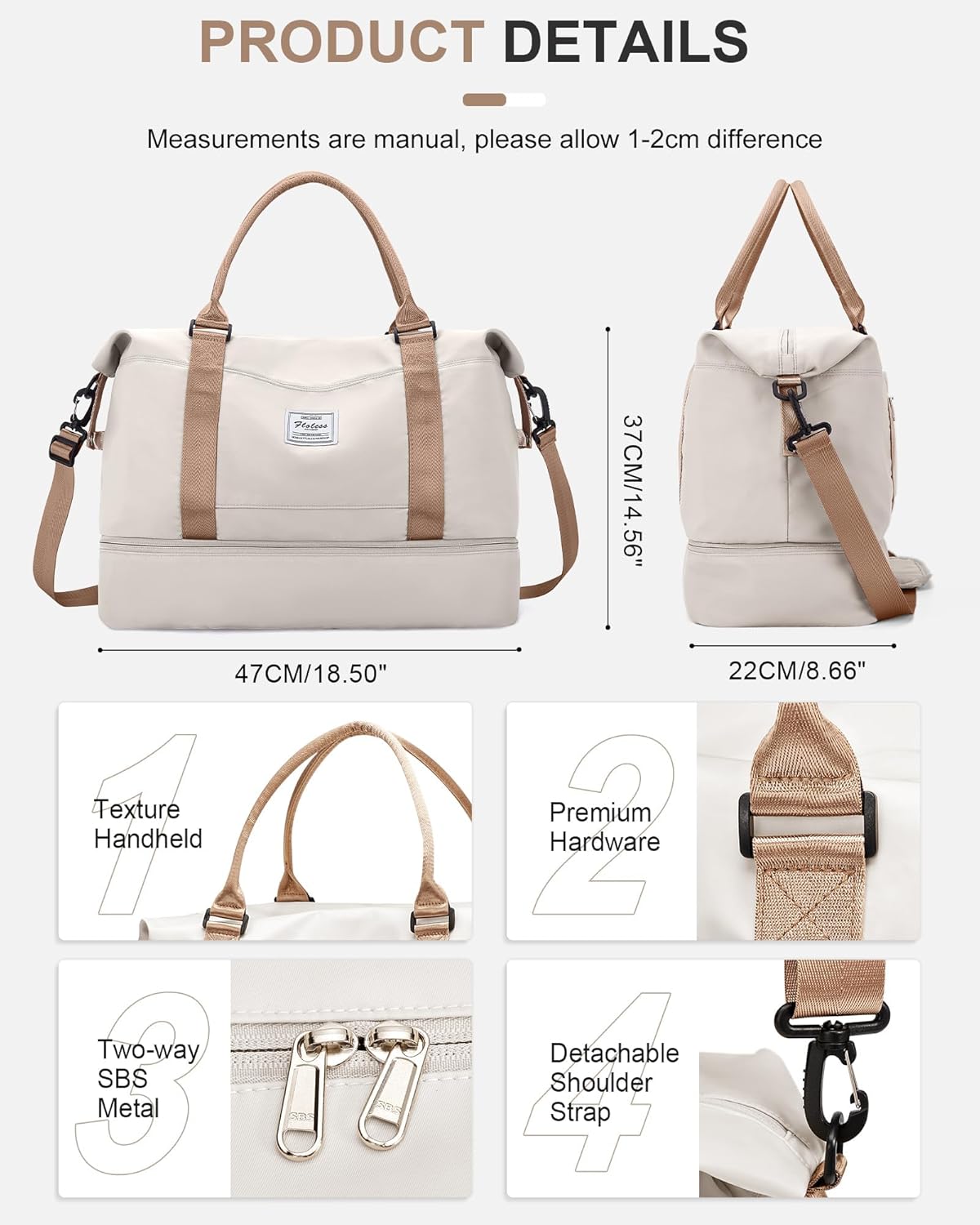 Detalle 2 de SEAFEW Bolsa de Viaje Grande para Easyjet