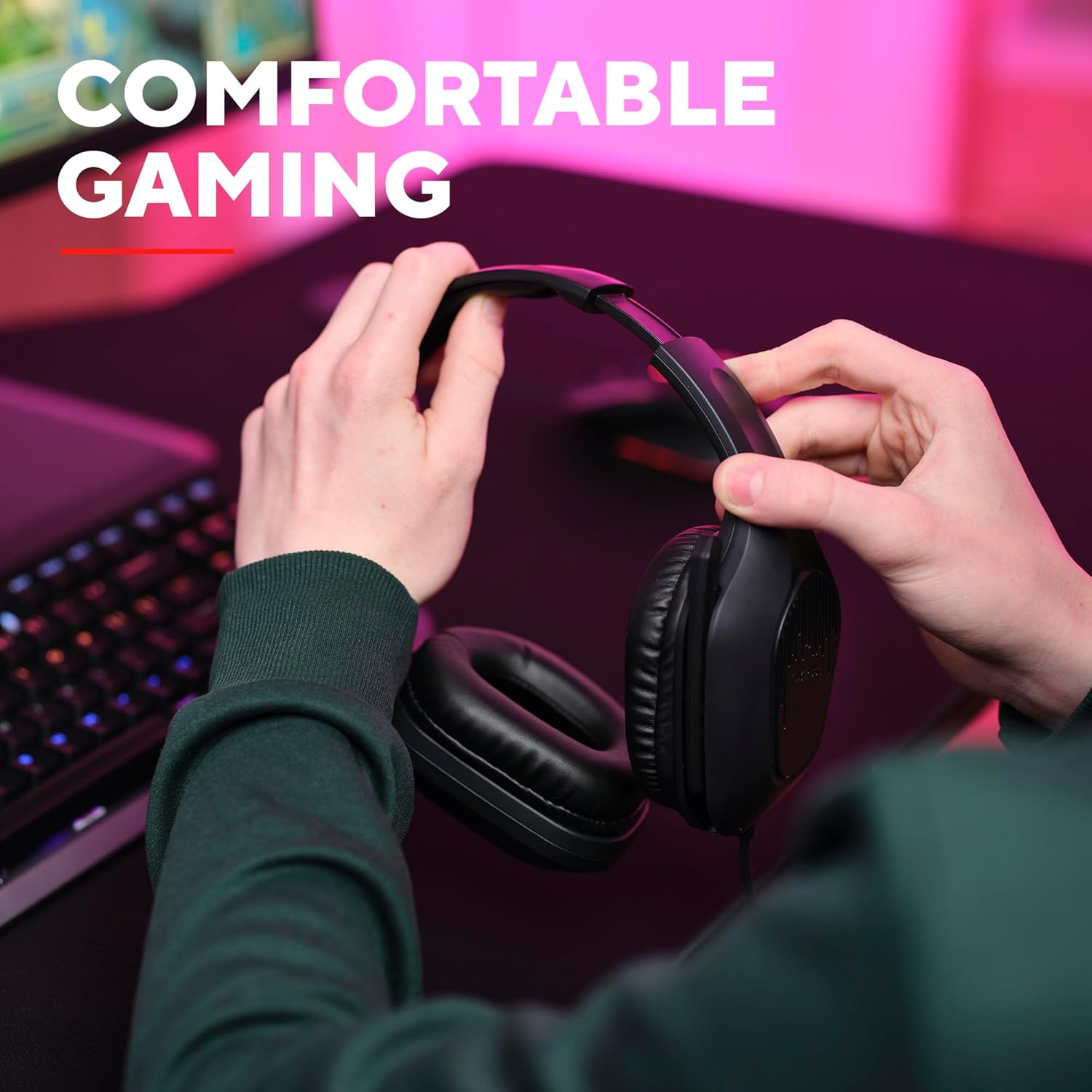 Thumbnail 6 de Trust GXT 418 Rayne 50mm lightweight headset