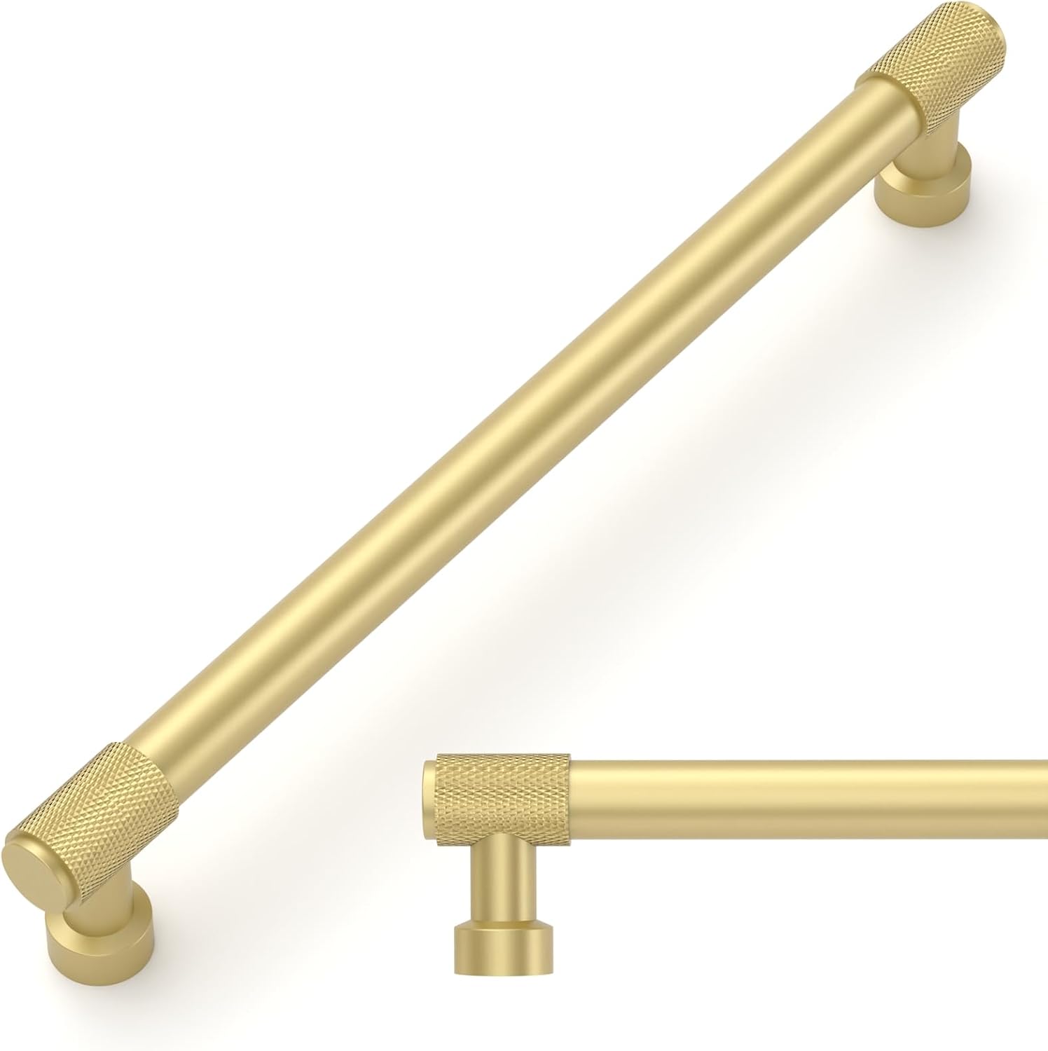 Detalle de Amerdeco AM011 192mm Matte Gold Cabinet Pulls