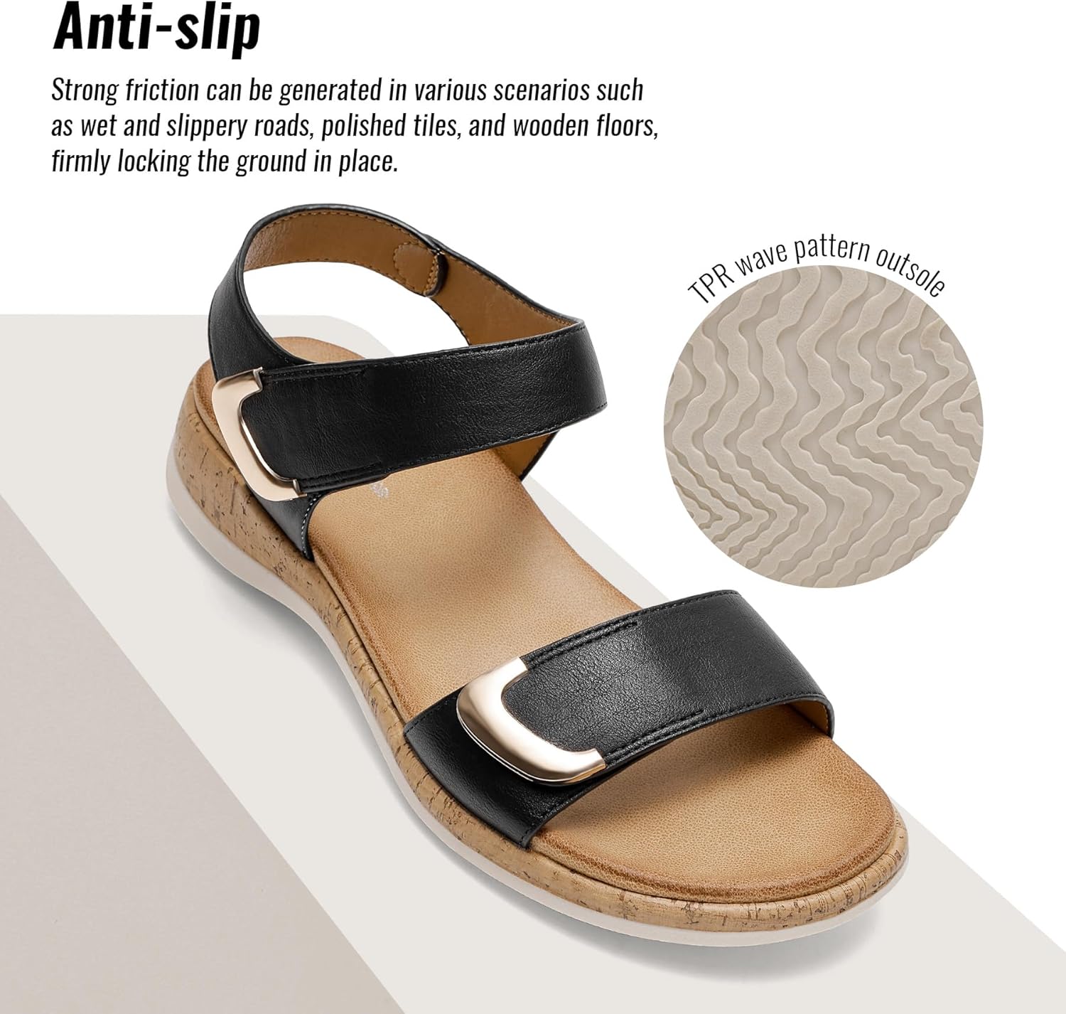 Thumbnail 3 de Littleplum Sandales Femme Été Confortables et Polyvalentes – Casual Plats