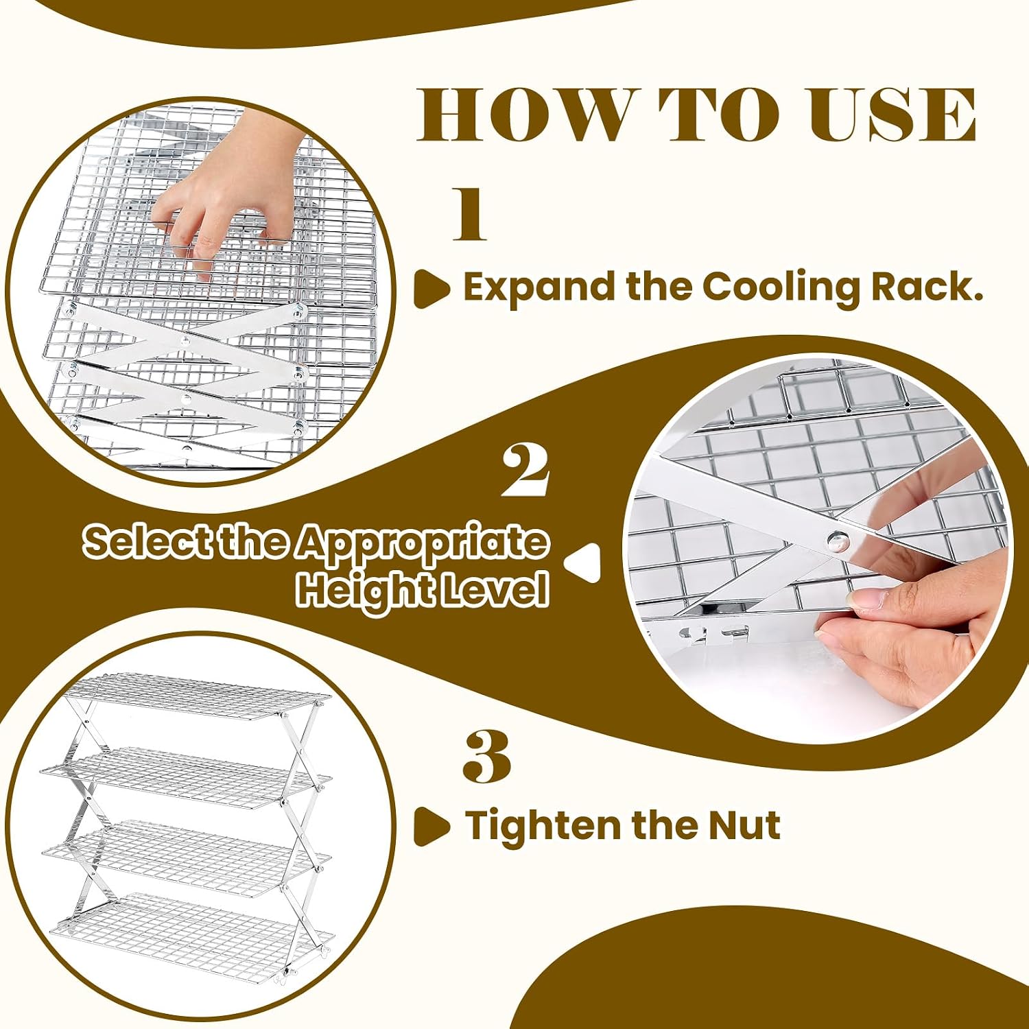 Detalle de BEWOS Cooling Rack, 4-Tier