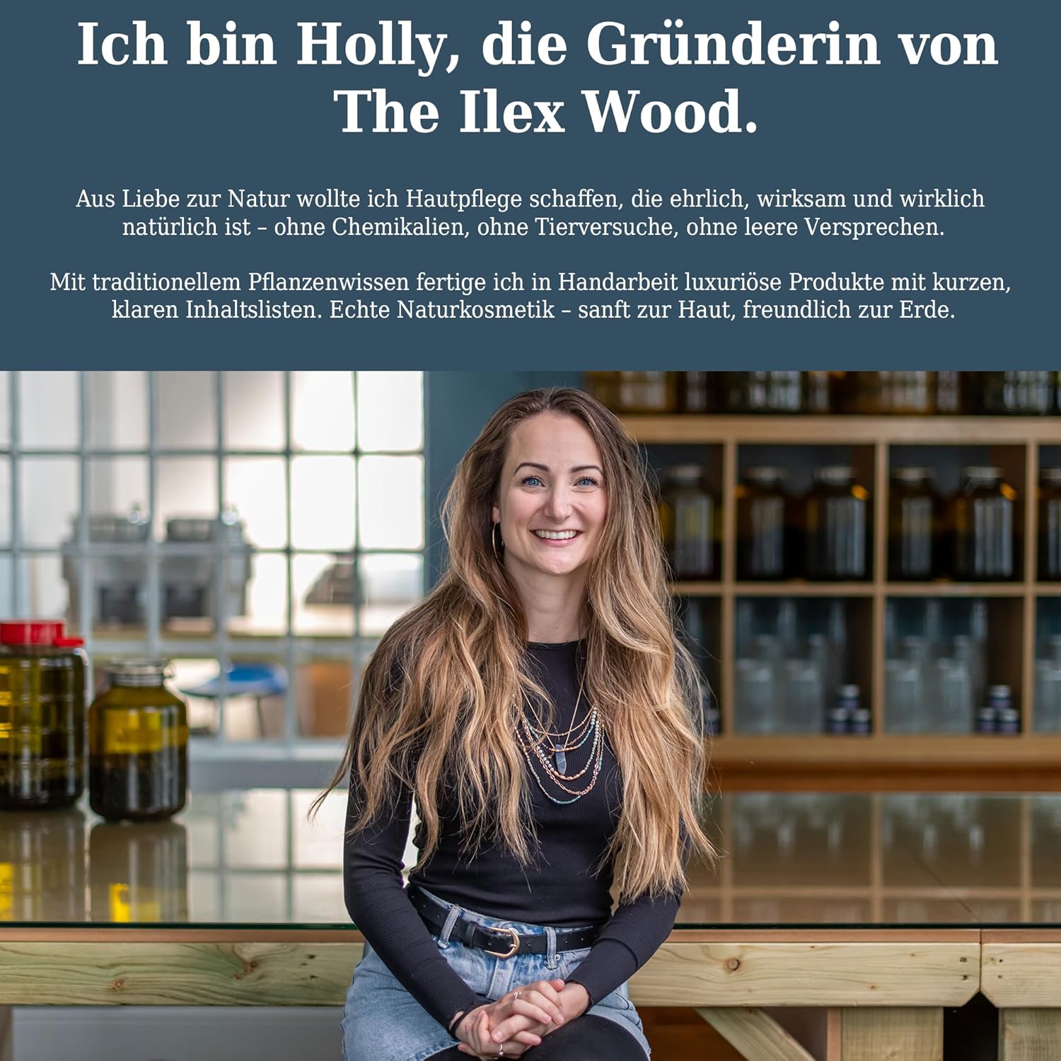 Thumbnail 2 de The Ilex Wood Rose & Weihrauch Gesichtscreme (vegan, palmölfrei) – 60 ml