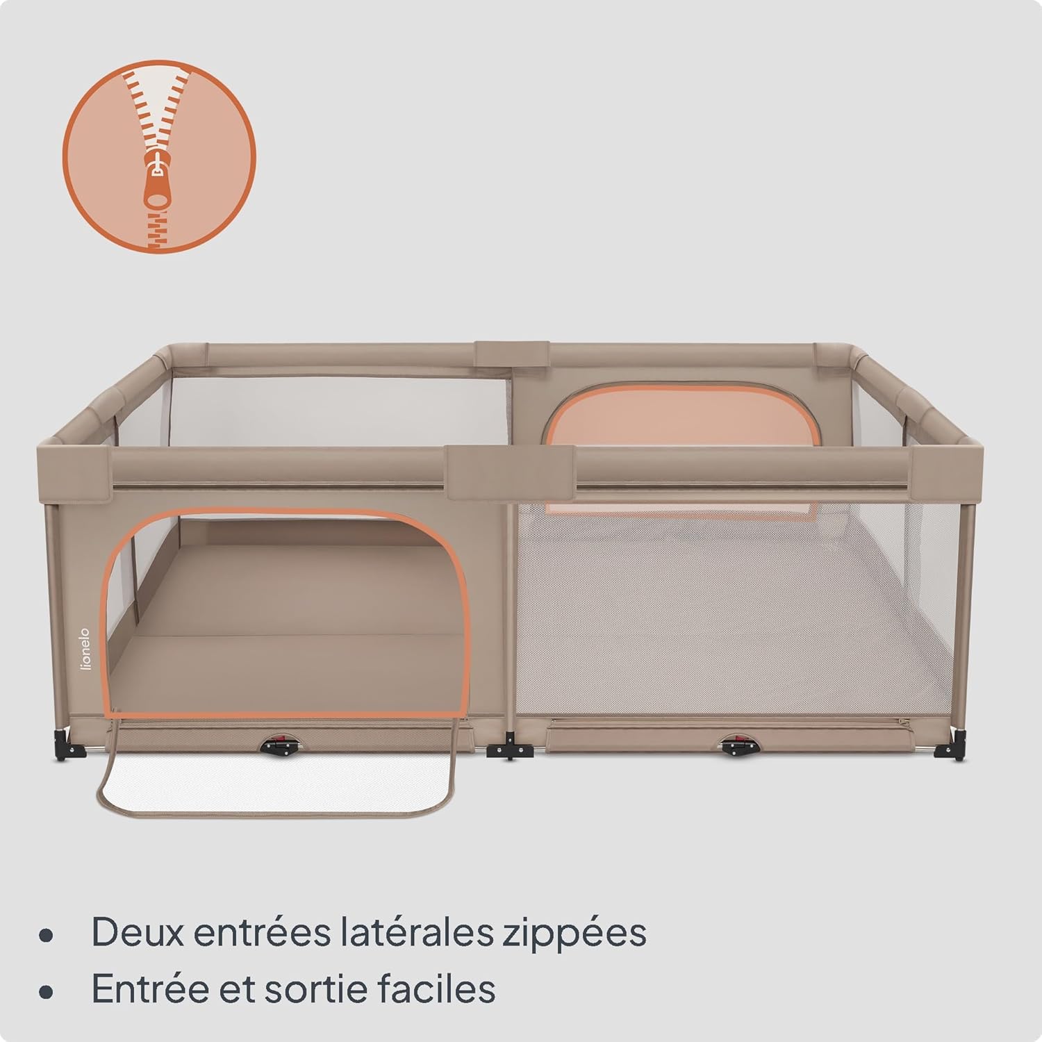 Thumbnail 4 de Lionelo Florence XL Easy Fold Parc pour bébé 180 x 200 cm – pliable, sans montage