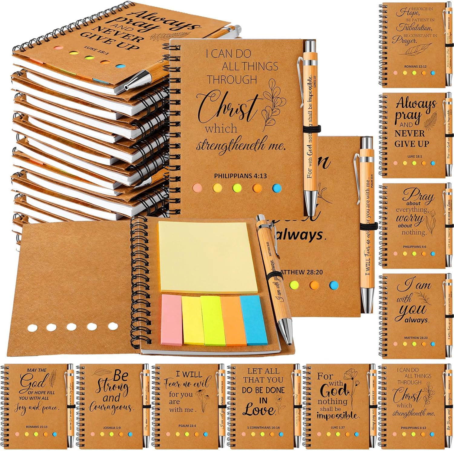 Zhanmai 30 Sets Bulk Spiral Notebooks 4.5x5.5📓