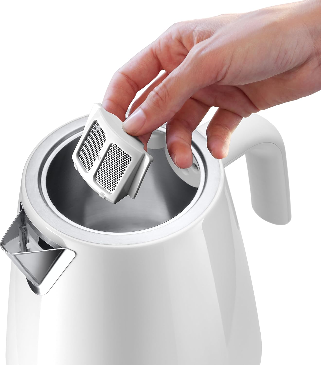 Thumbnail 3 de De'Longhi Eclettica SpecialTea KBY3011.W electric kettle with variable temperature (40–100°C) and keep-warm