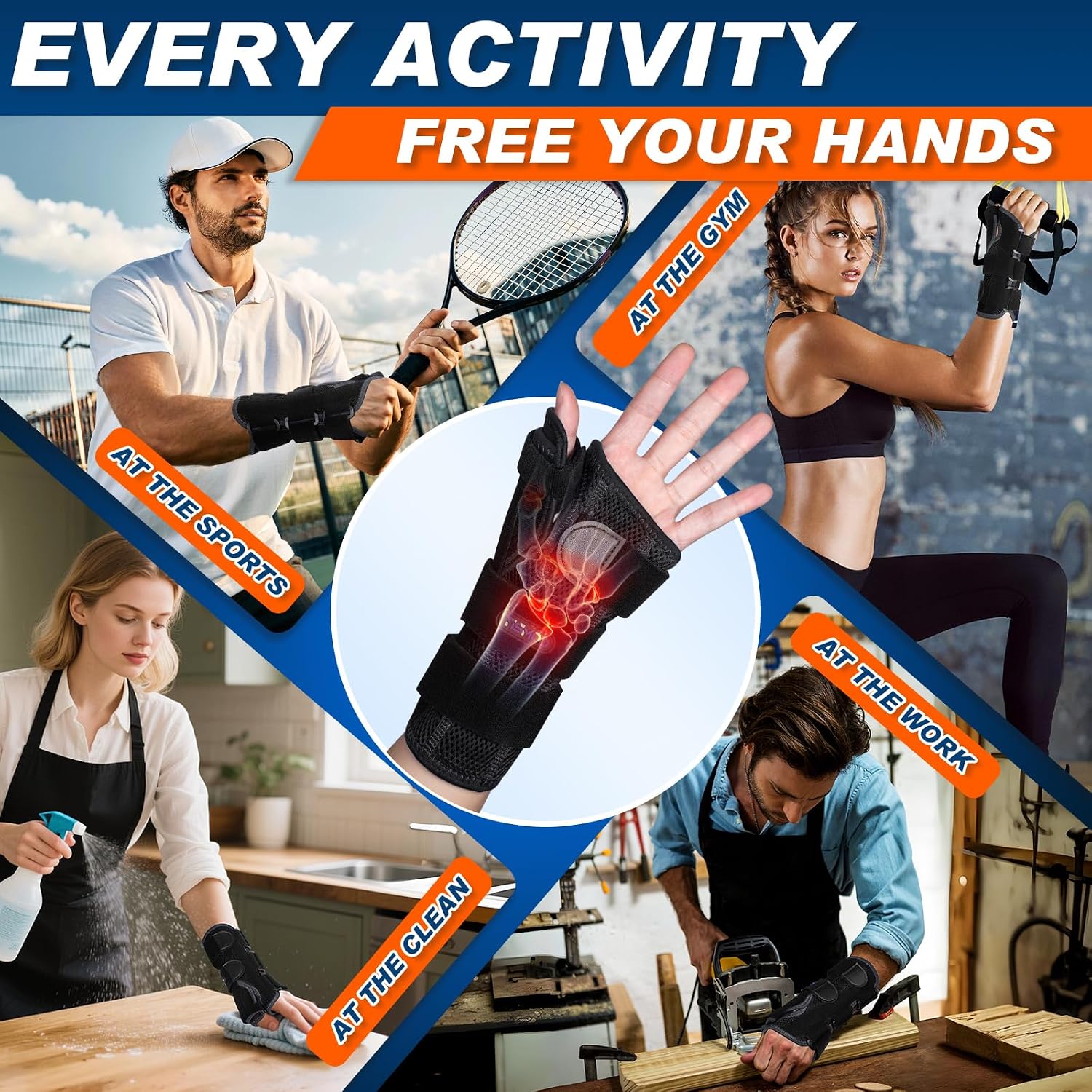 Thumbnail 4 de TISMOD WB01 Wrist and Thumb Brace, Right-Hand, Adjustable Support