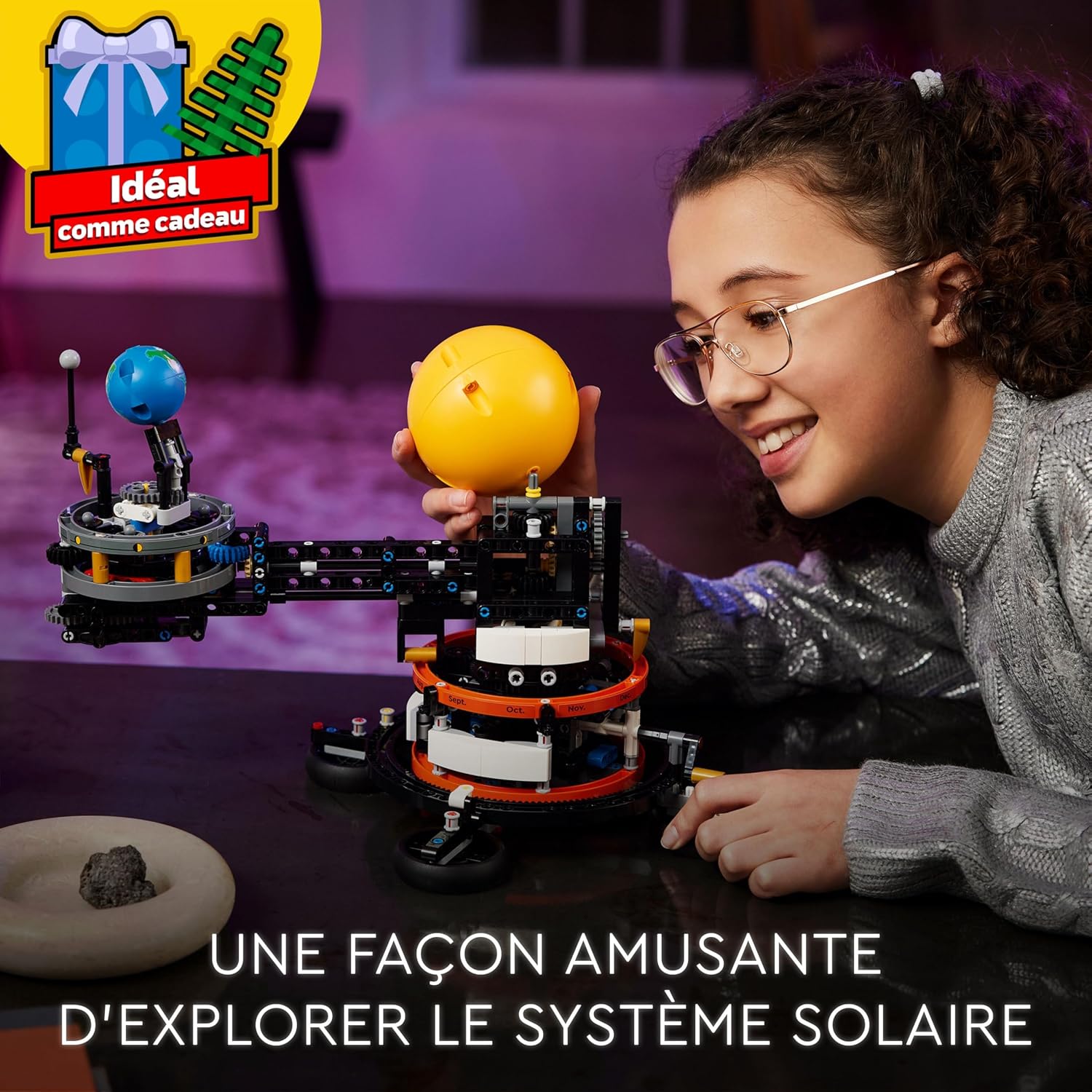 Detalle de LEGO Technic 42179 Terre et Lune en orbite