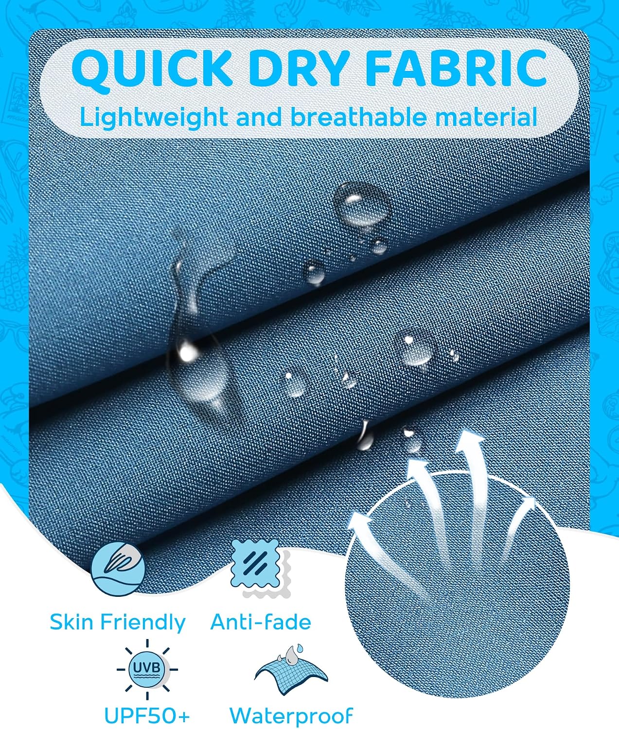 Thumbnail 4 de maamgic Boys Swim Trunks with Compression Liner: 4-Way Stretch Quick-Dry Toddler Beach Shorts