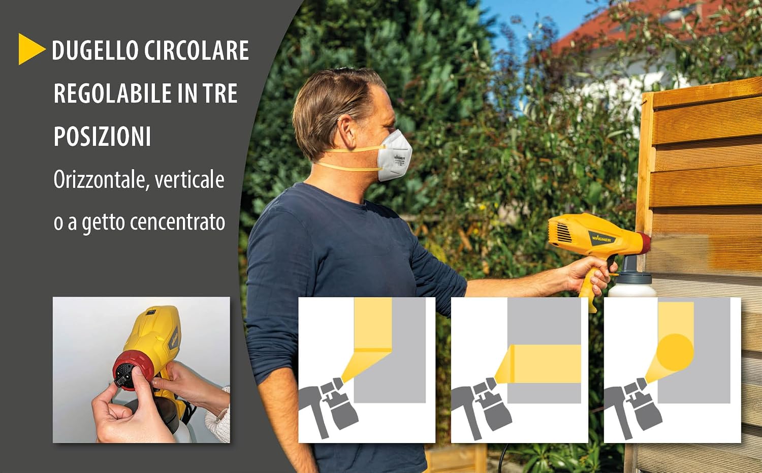 Detalle de WAGNER W 125 Pistola a Spruzzo 600 ml 🎨