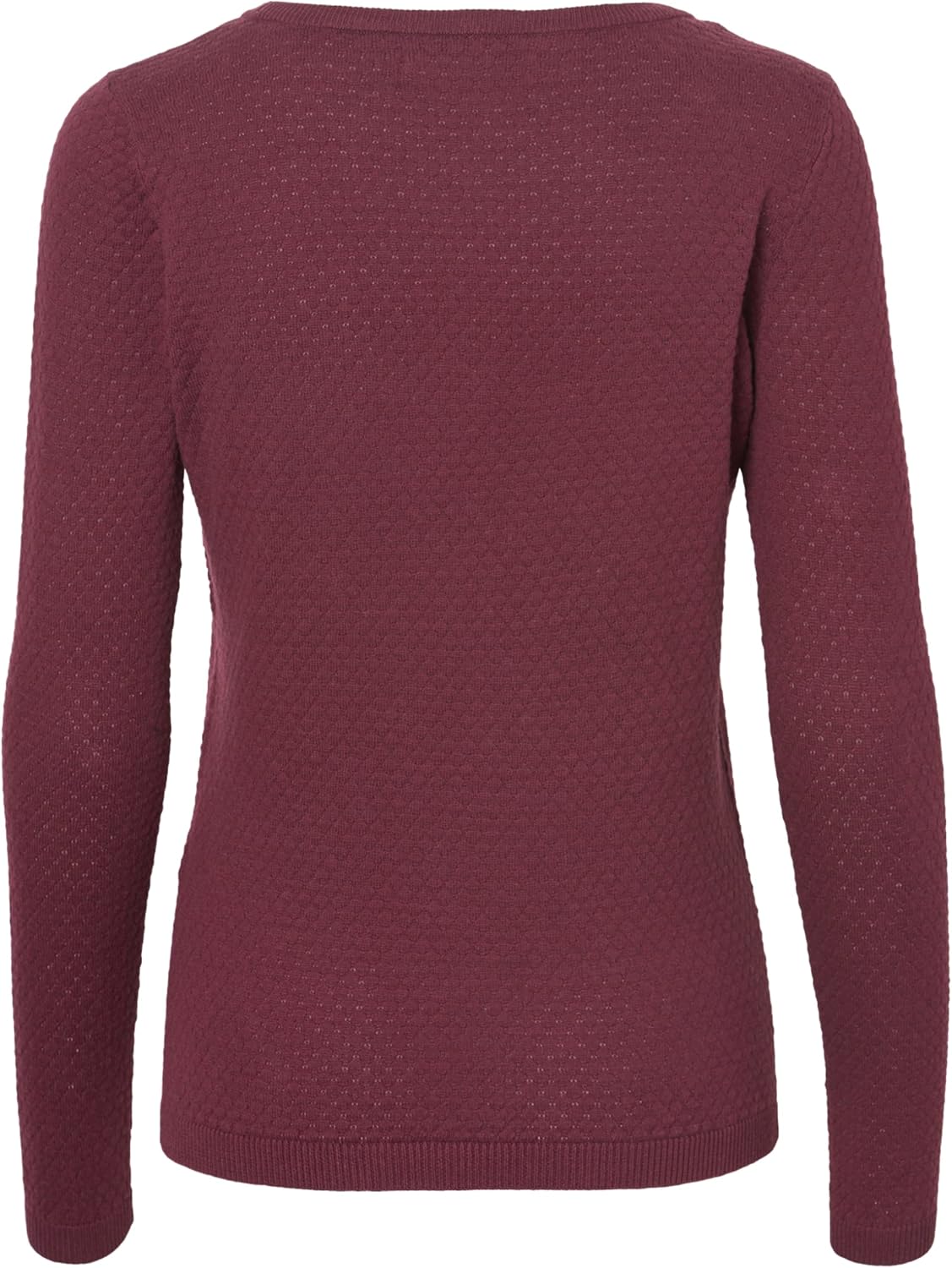 Detalle de VERO MODA VMCARE Knitted Pullover: A Practical Regular-Fit Knit for Everyday Wear