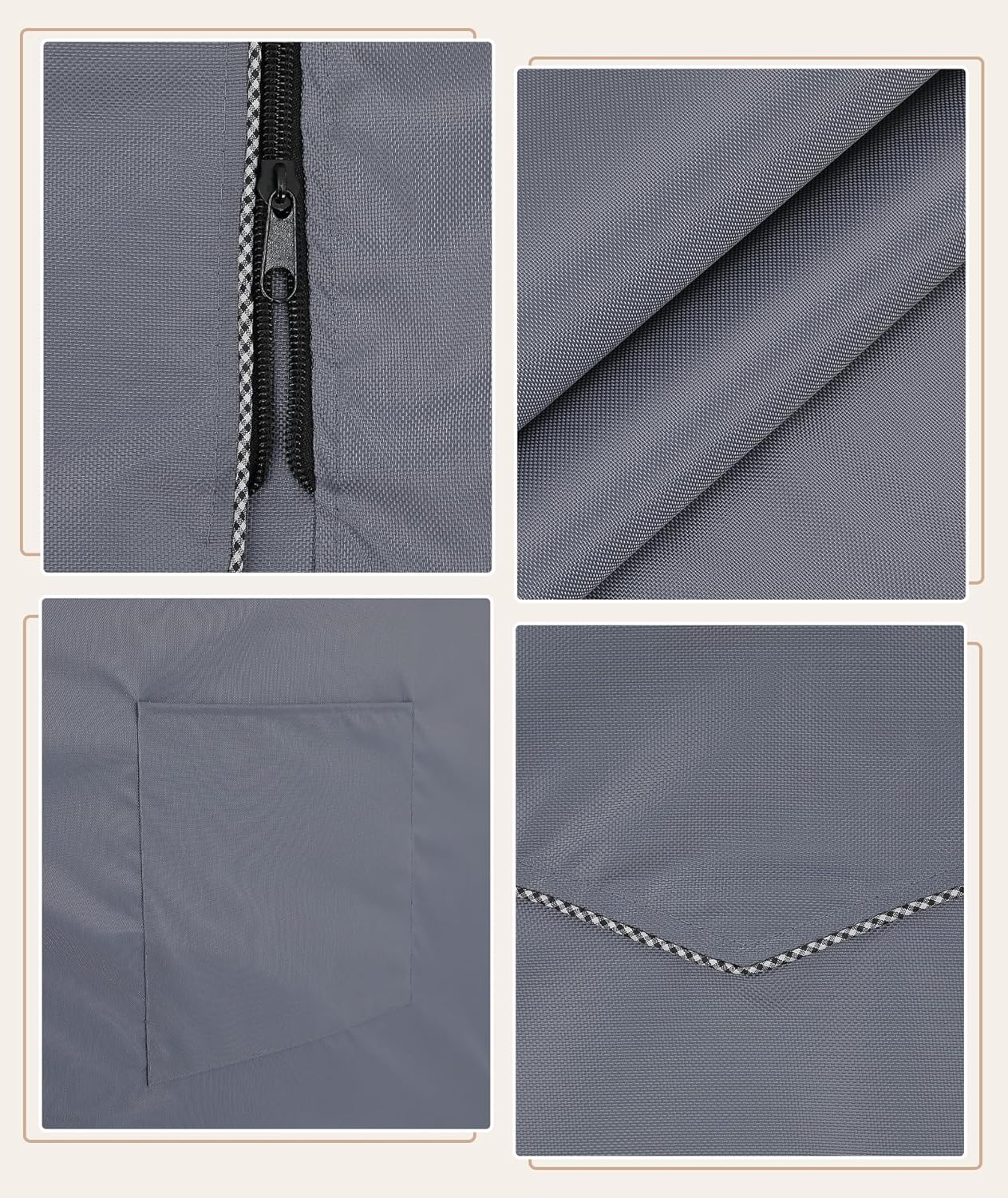 Detalle 2 de HAUSPROFI Funda lavadora exterior 60 x 64 x 85 cm