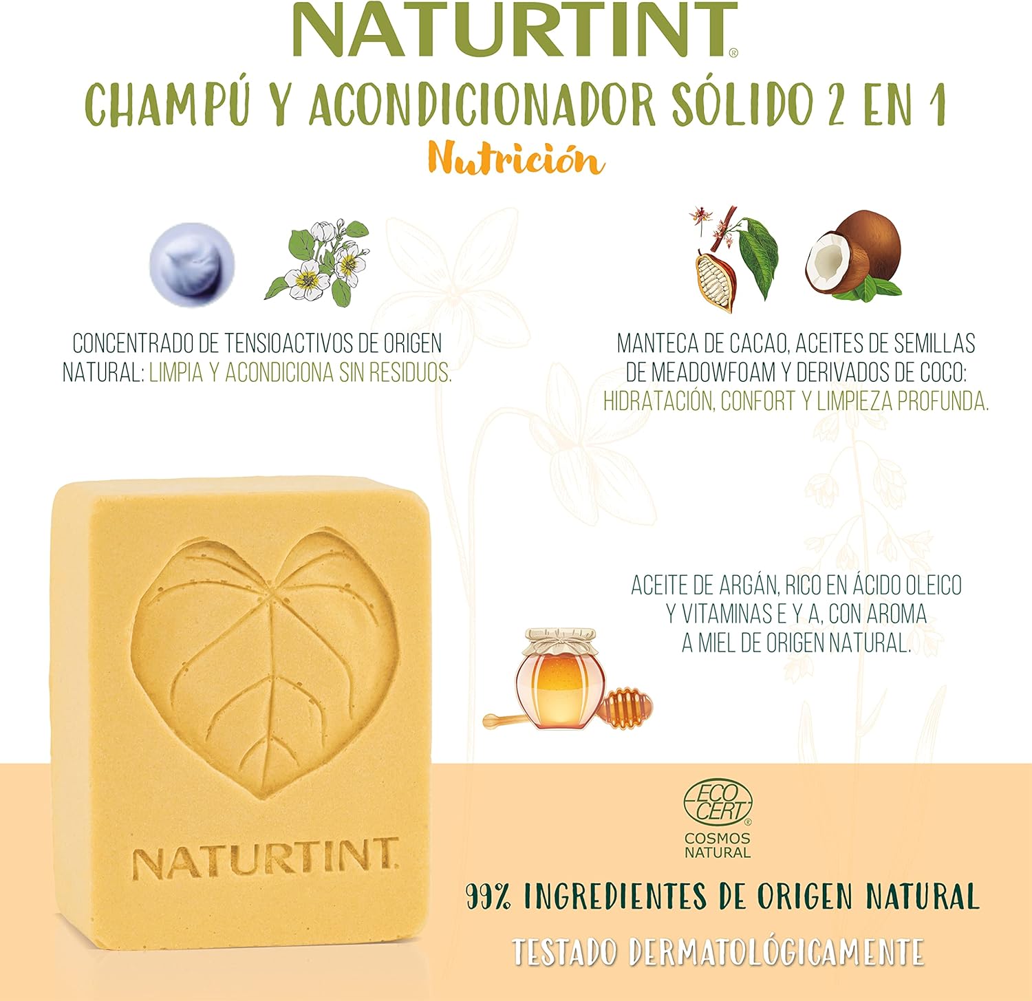 Thumbnail 2 de Naturtint Champú Sólido 2 en 1 Nutrición y Revitalización 🌱