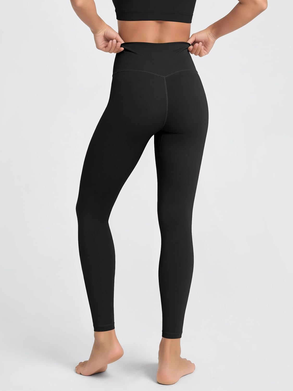 Thumbnail 2 de ODODOS Cross Waist Yoga Leggings 28" inseam