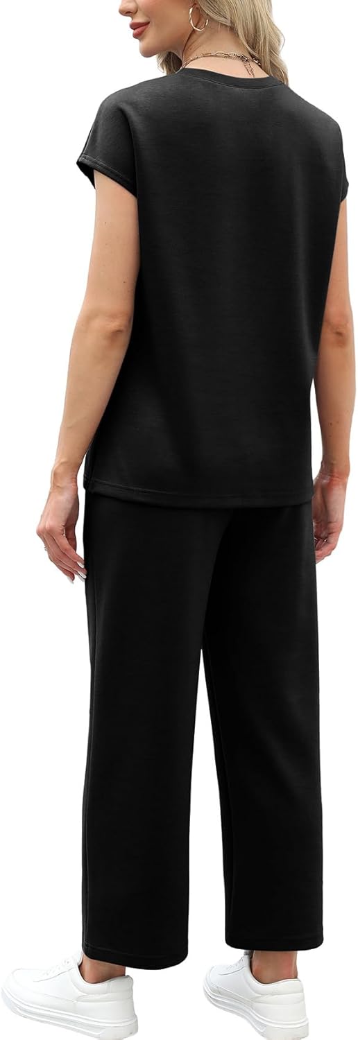 Thumbnail 4 de WIHOLL Two Piece Sets Wide Leg Pants S-3XL