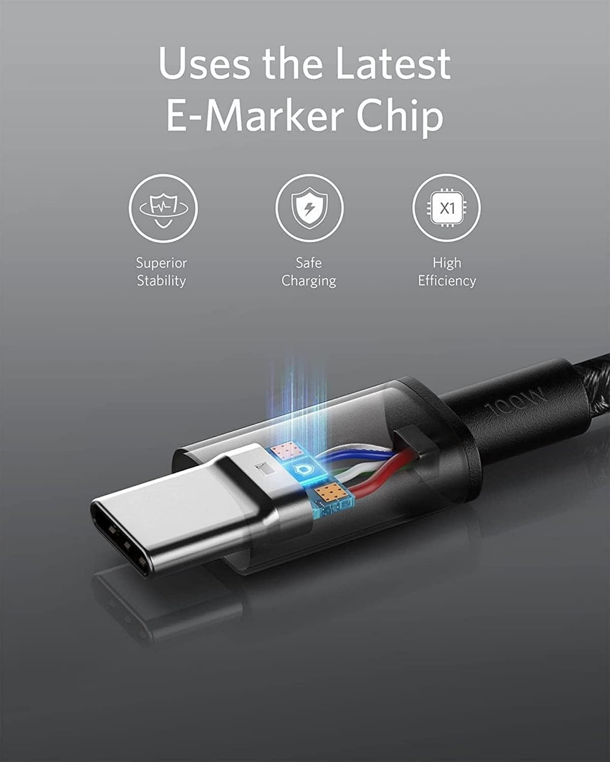 Thumbnail 2 de Anker 333 Cable USB‑C 100W 1,8 m doble