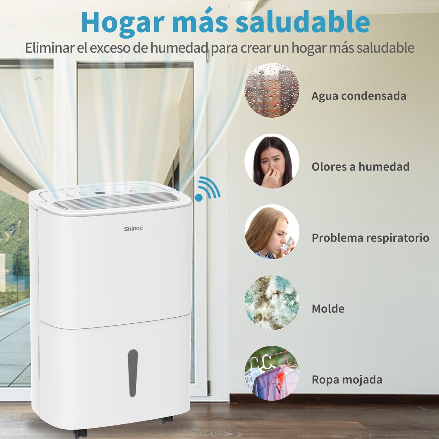 Thumbnail 6 de SHINCO WIFI Deshumidificador 50L día