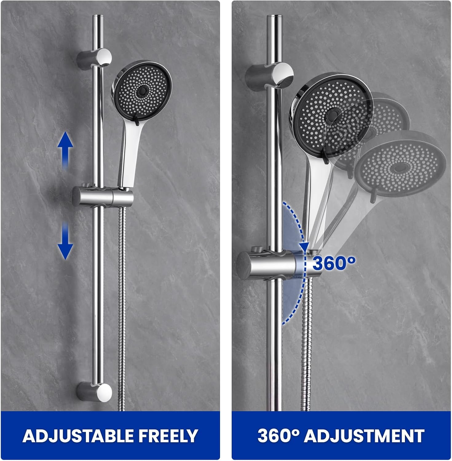 Thumbnail 2 de DERW Shower Slide Bar 70cm riser rail