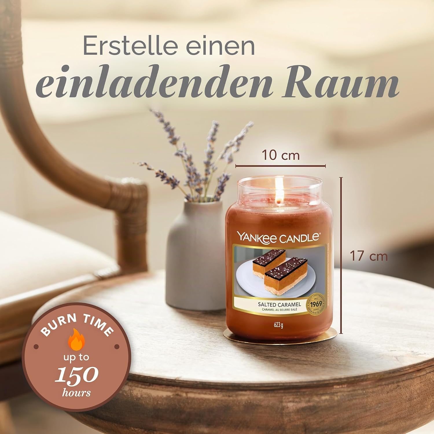 Thumbnail 4 de Yankee Candle Salted Caramel 150 Std. Duftkerze