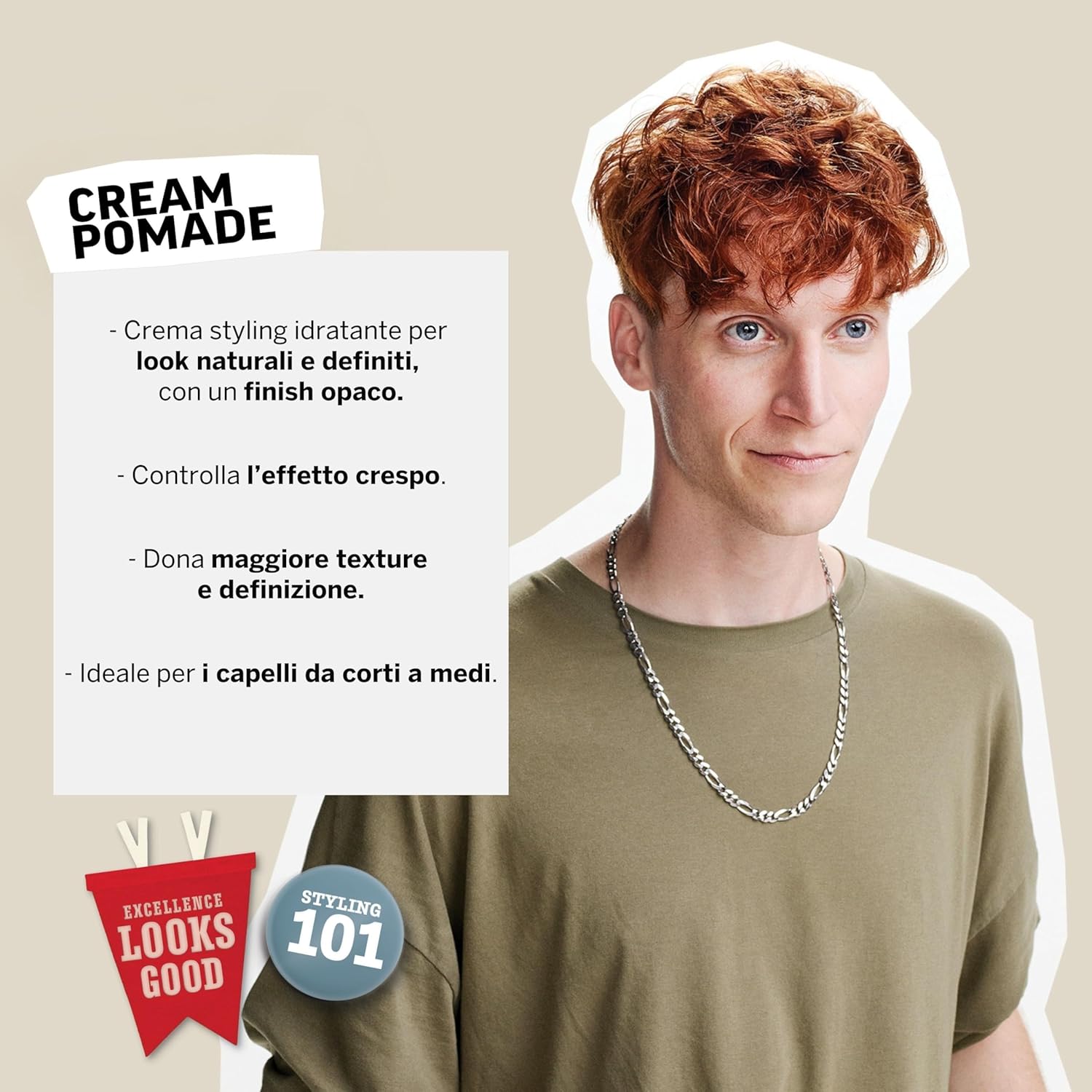 Thumbnail 2 de American Crew Cream Pomade 85 g