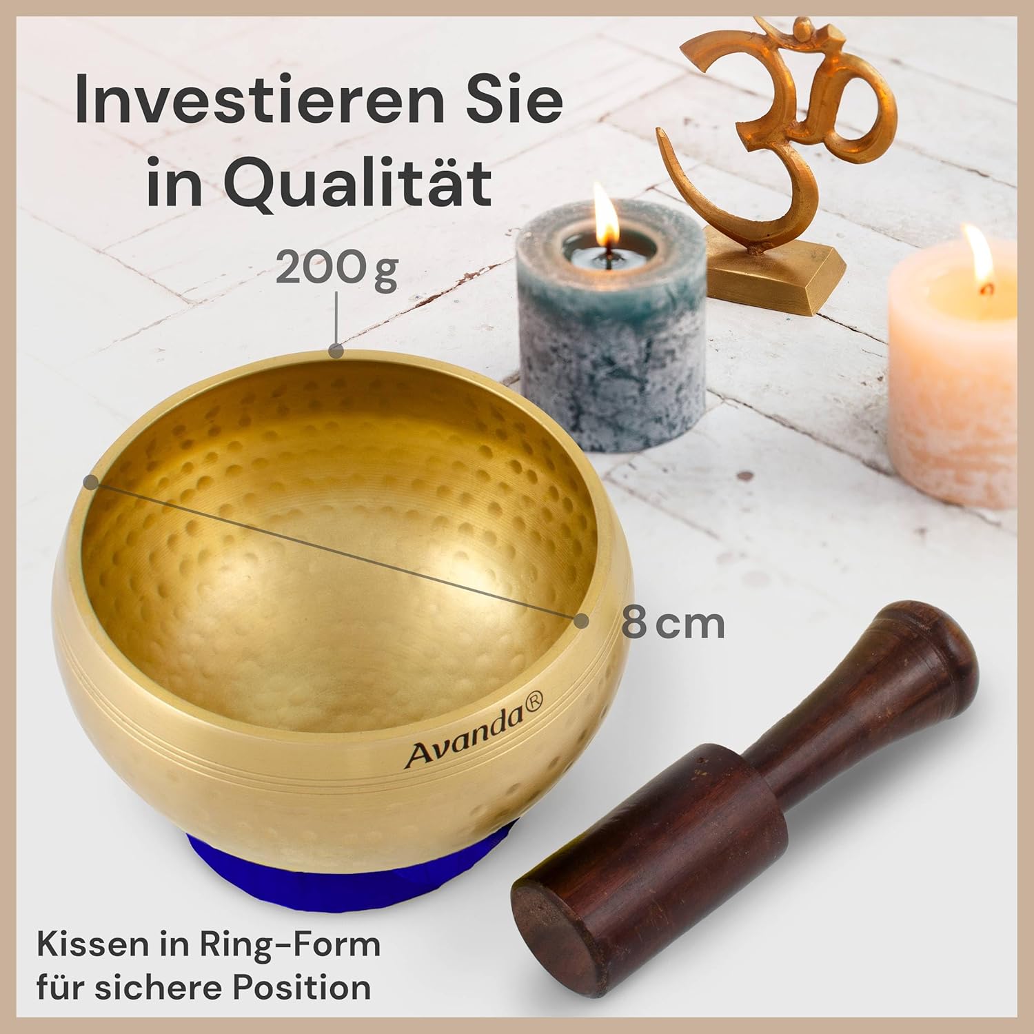 Thumbnail 5 de Tibetische Klangschale Set 8 cm für Yoga