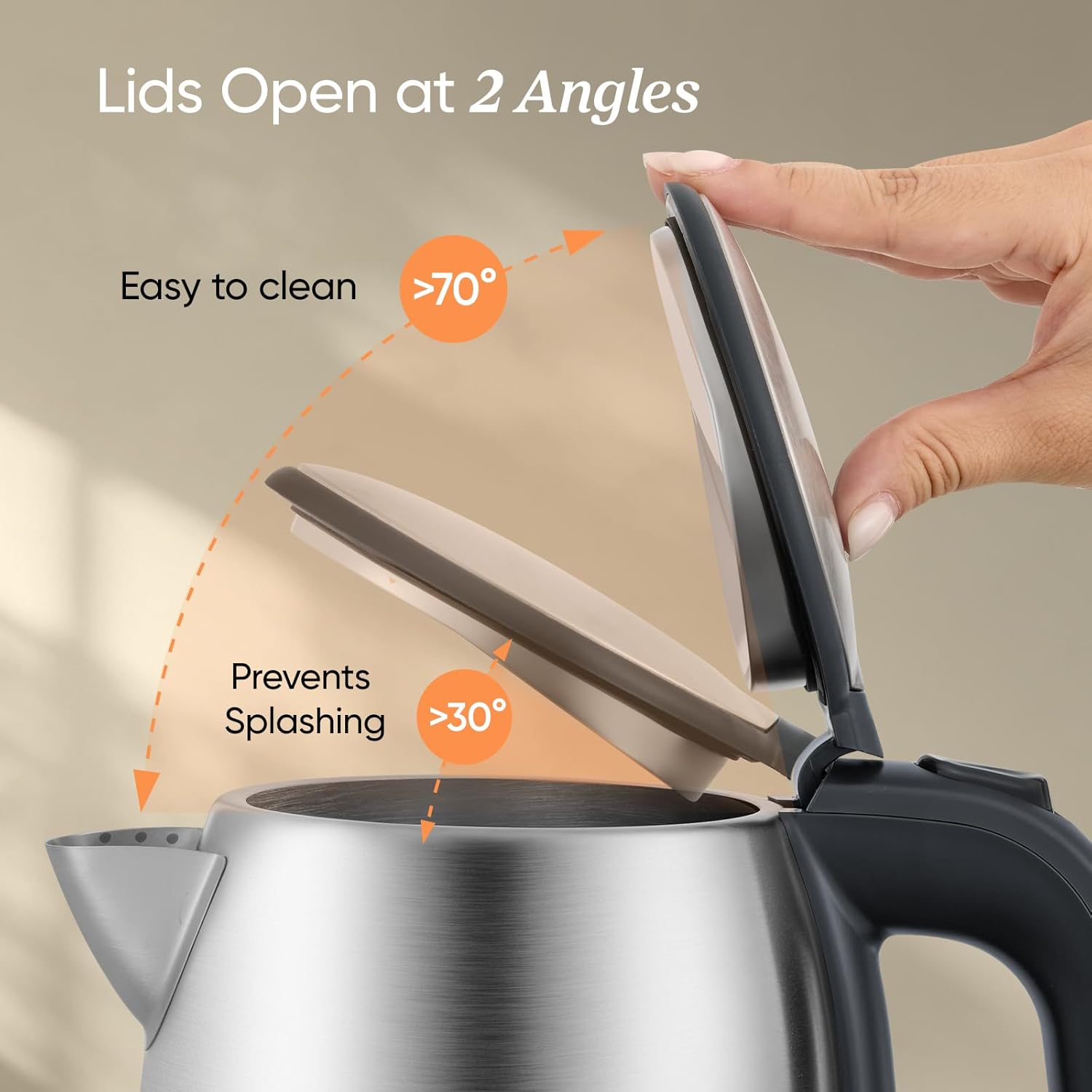Detalle de COSORI electric kettle 1.7L for fast boiling