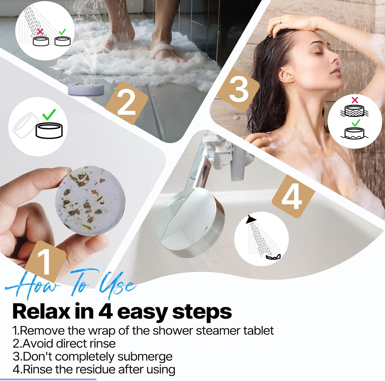 Thumbnail 6 de SWCANDY Shower Steamers 8 pack