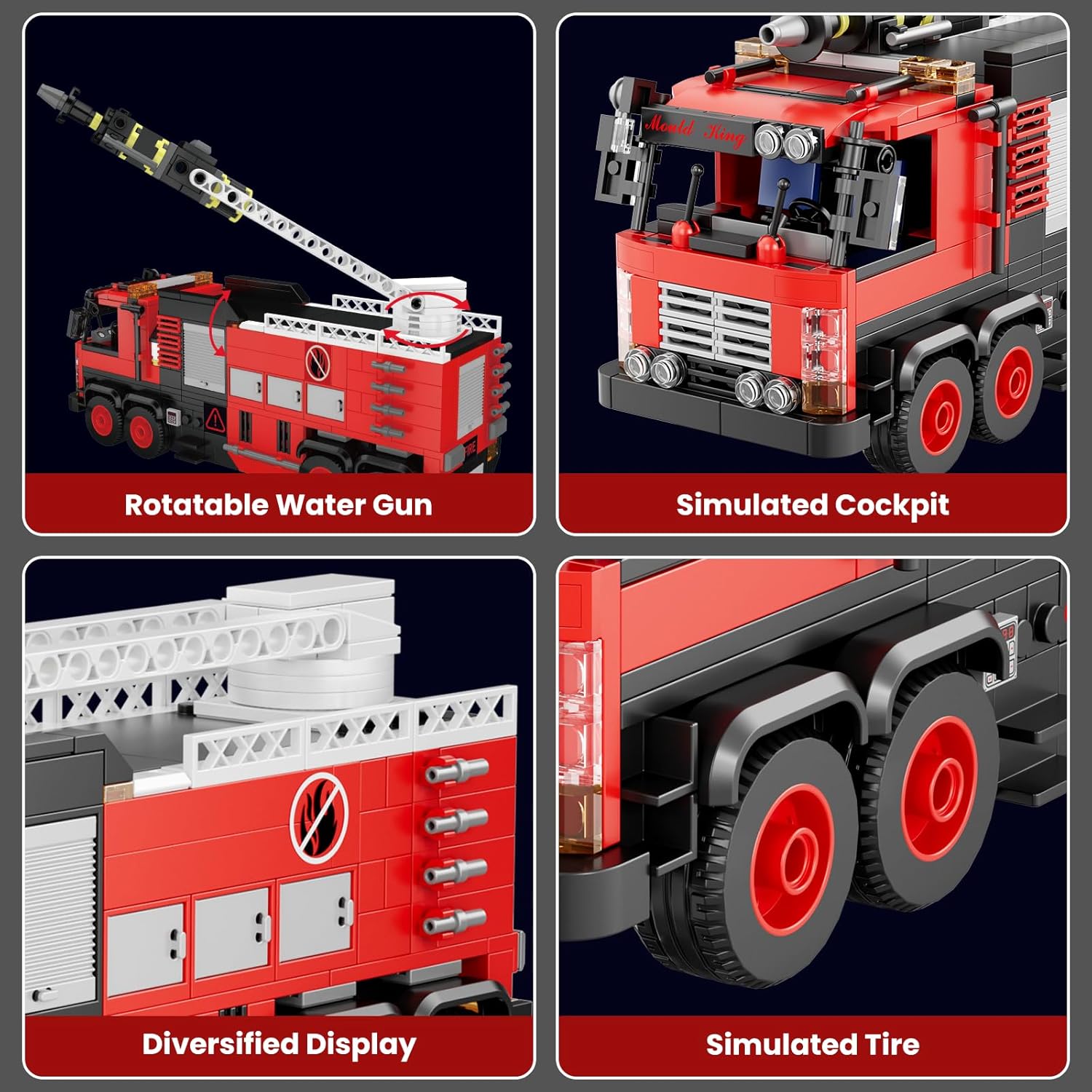 Thumbnail 2 de Feuerwehr-Rettungsfahrzeug 24094 mit 752 Teilen