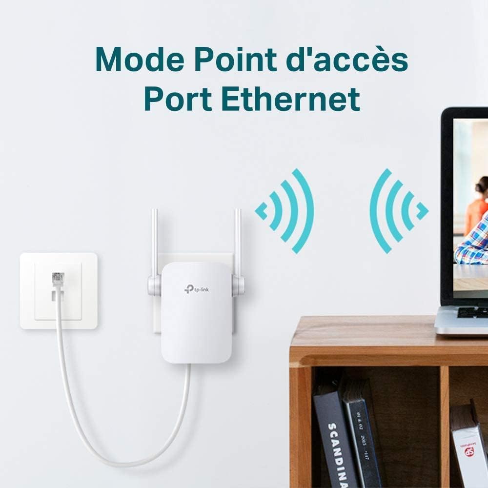 Detalle 2 de TP-Link RE305 : répéteur WiFi double bande AC1200 avec port Ethernet