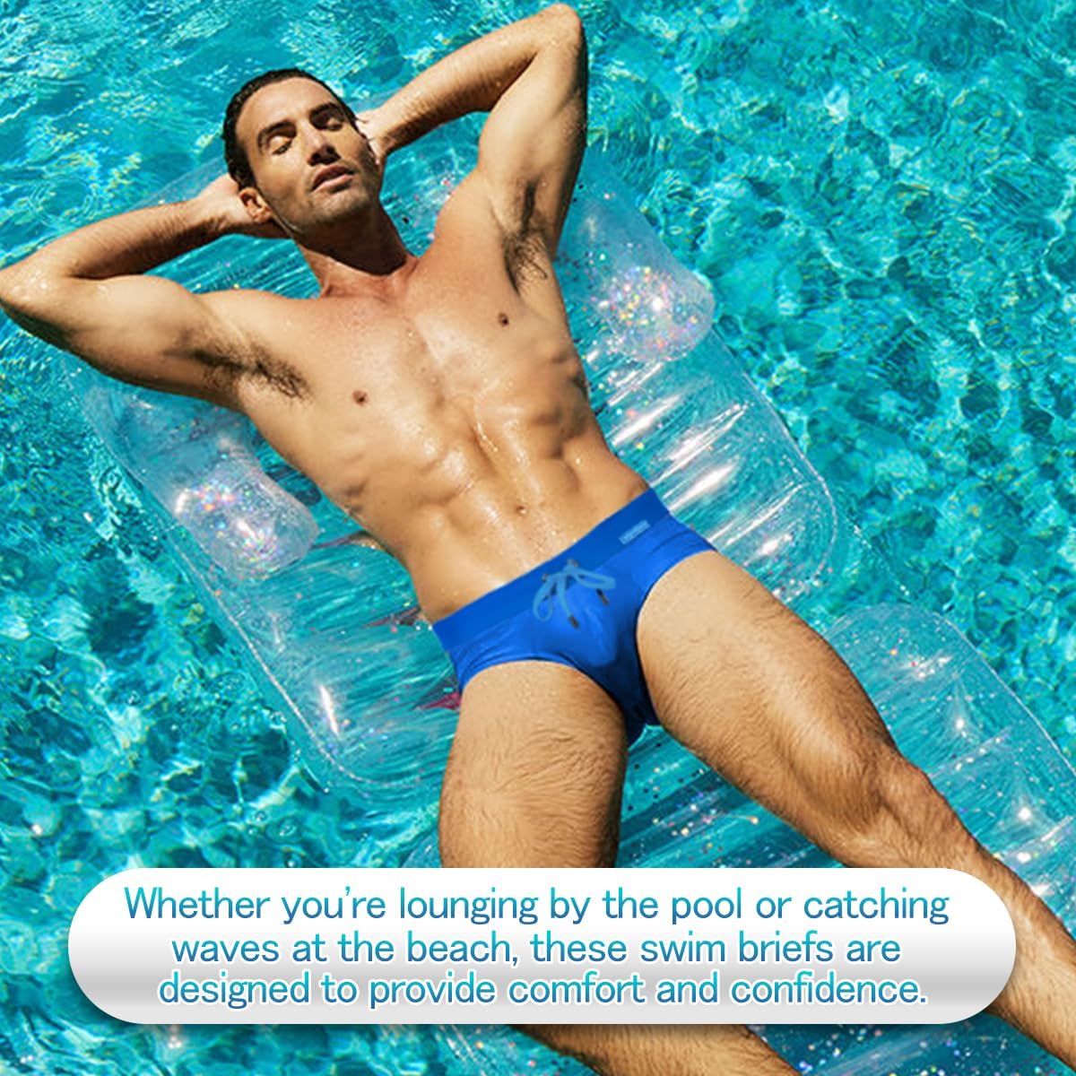 Detalle de Mauro Kane swim brief 82% nylon