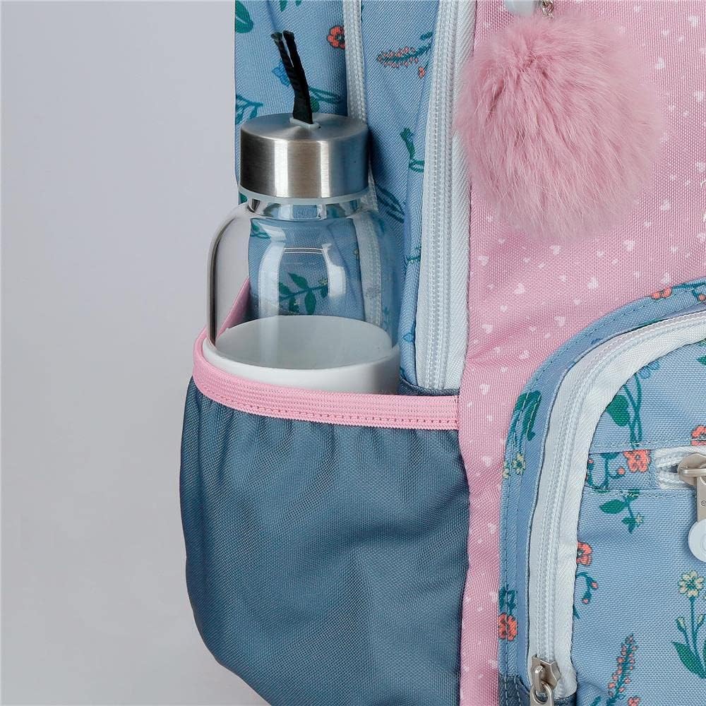Thumbnail 6 de Enso We Love Flowers Mochila Preescolar Rosa 🌸 25x32x12 cm
